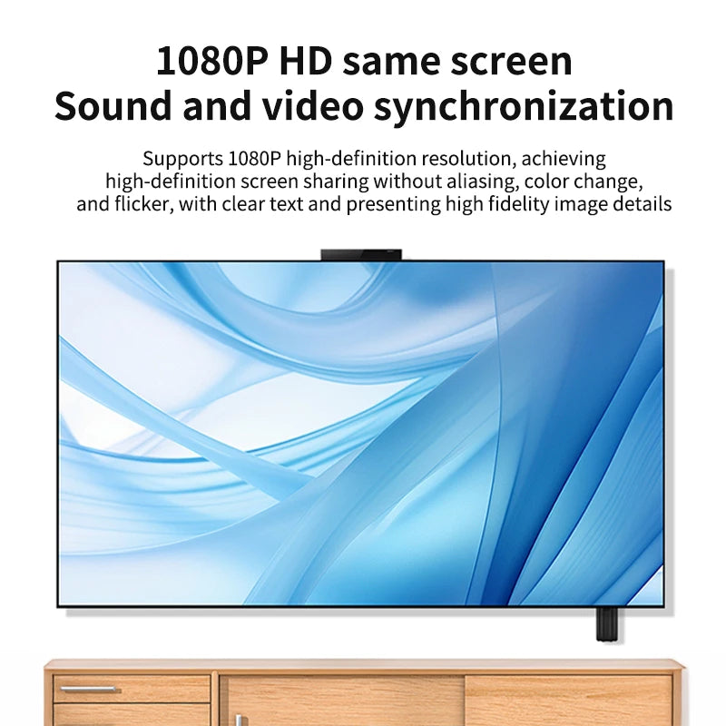 Lemorele Wireless HDMI Transceiver 1080P Display Dongle Extender Kit 50m Transmitter Receiver for Laptop TV Projector Monitor