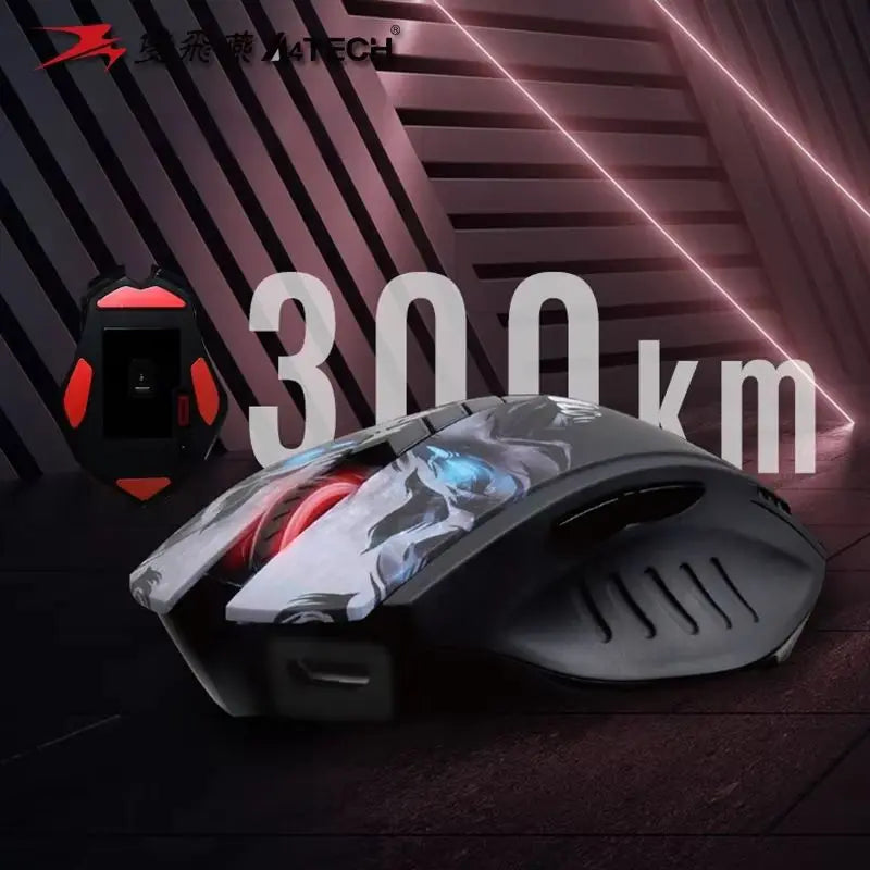 Bloody R80 Plus 2.4G Wireless Bluetooth Gaming Esports Mouse Dpi Adjustable Lol Gaming Laptop Pc Computer Game Mouse Boys Gift