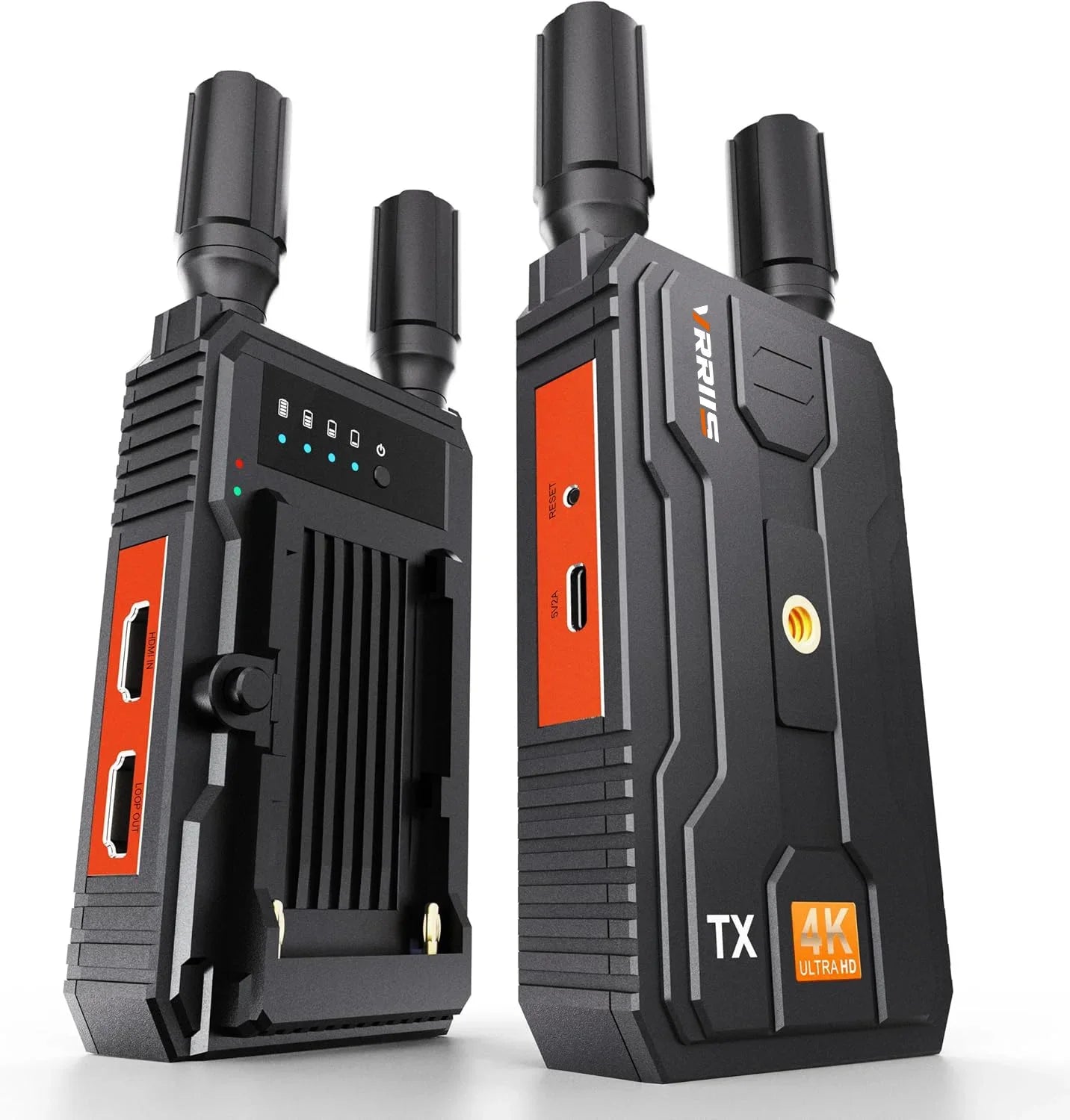 5G 4K Wireless HDMI Video Transmitter and Receiver Extender Kit 400m Los Range for DSLR Camera Laptop PC To TV Projector Monitor