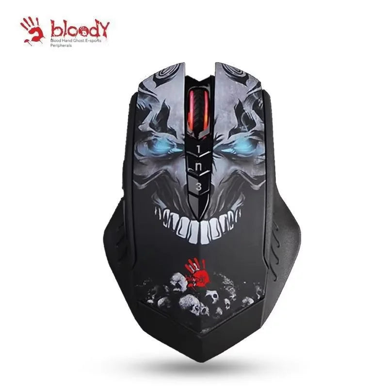Bloody R80 Plus 2.4G Wireless Bluetooth Gaming Esports Mouse Dpi Adjustable Lol Gaming Laptop Pc Computer Game Mouse Boys Gift