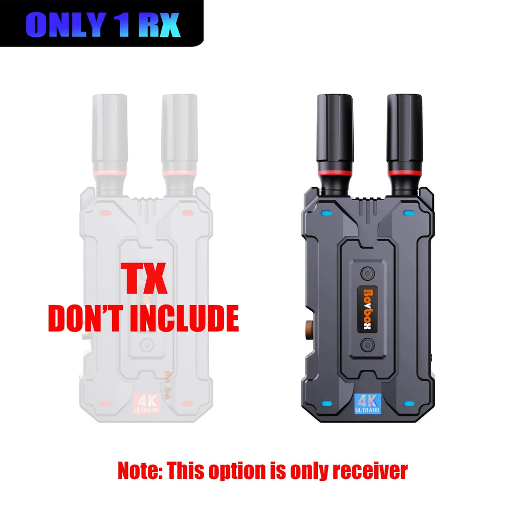 4K Wireless HDMI Extender 300M 1080p60 SDI Video Transmitter Receiver Support Battery Camera Live Streaming Laptop PC TV Monitor (Copy)