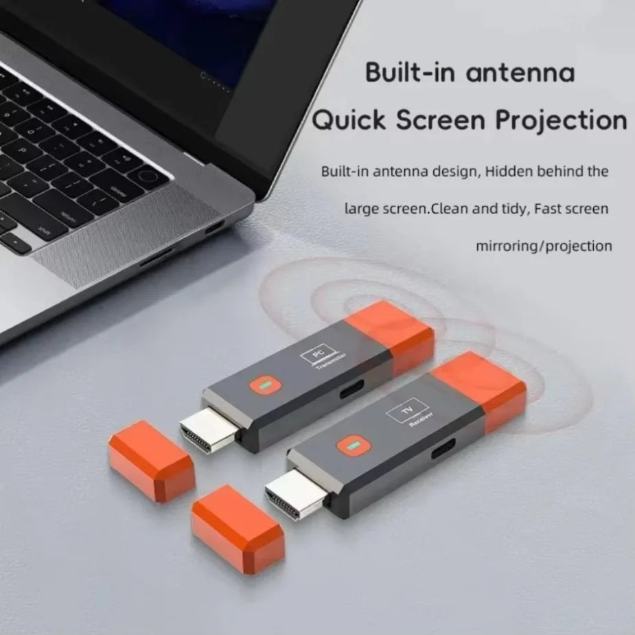 HDMI Wireless Transmitter And Receiver 1080P 50M HDMI Wireless Video TV Stick Display Extender For Camera Laptop PC to TV