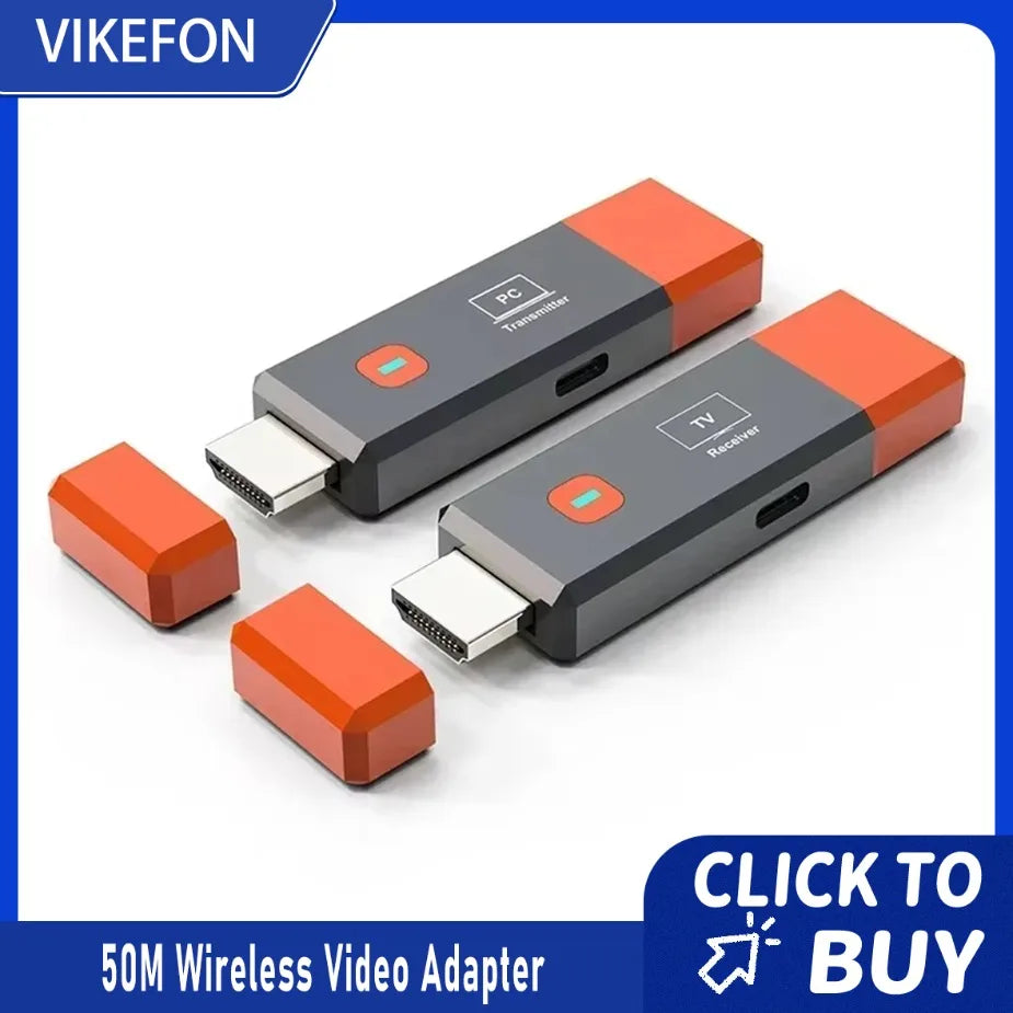 HDMI Wireless Transmitter And Receiver 1080P 50M HDMI Wireless Video TV Stick Display Extender For Camera Laptop PC to TV