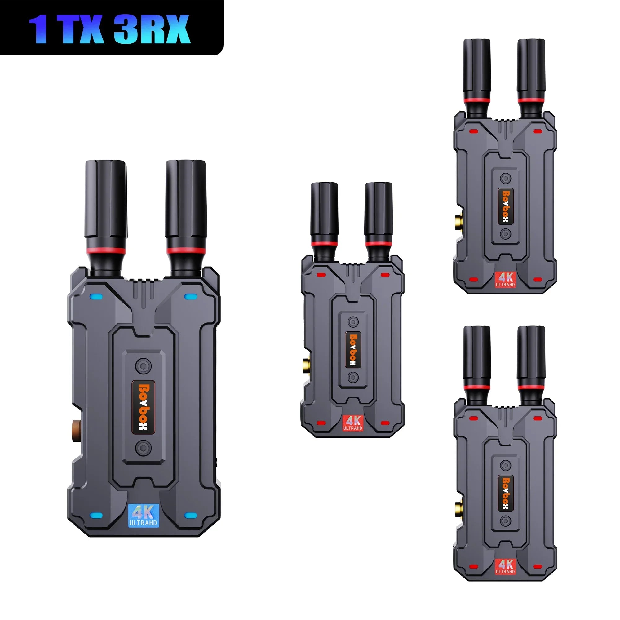 4K Wireless HDMI Extender 300M 1080p60 SDI Video Transmitter Receiver Support Battery Camera Live Streaming Laptop PC TV Monitor