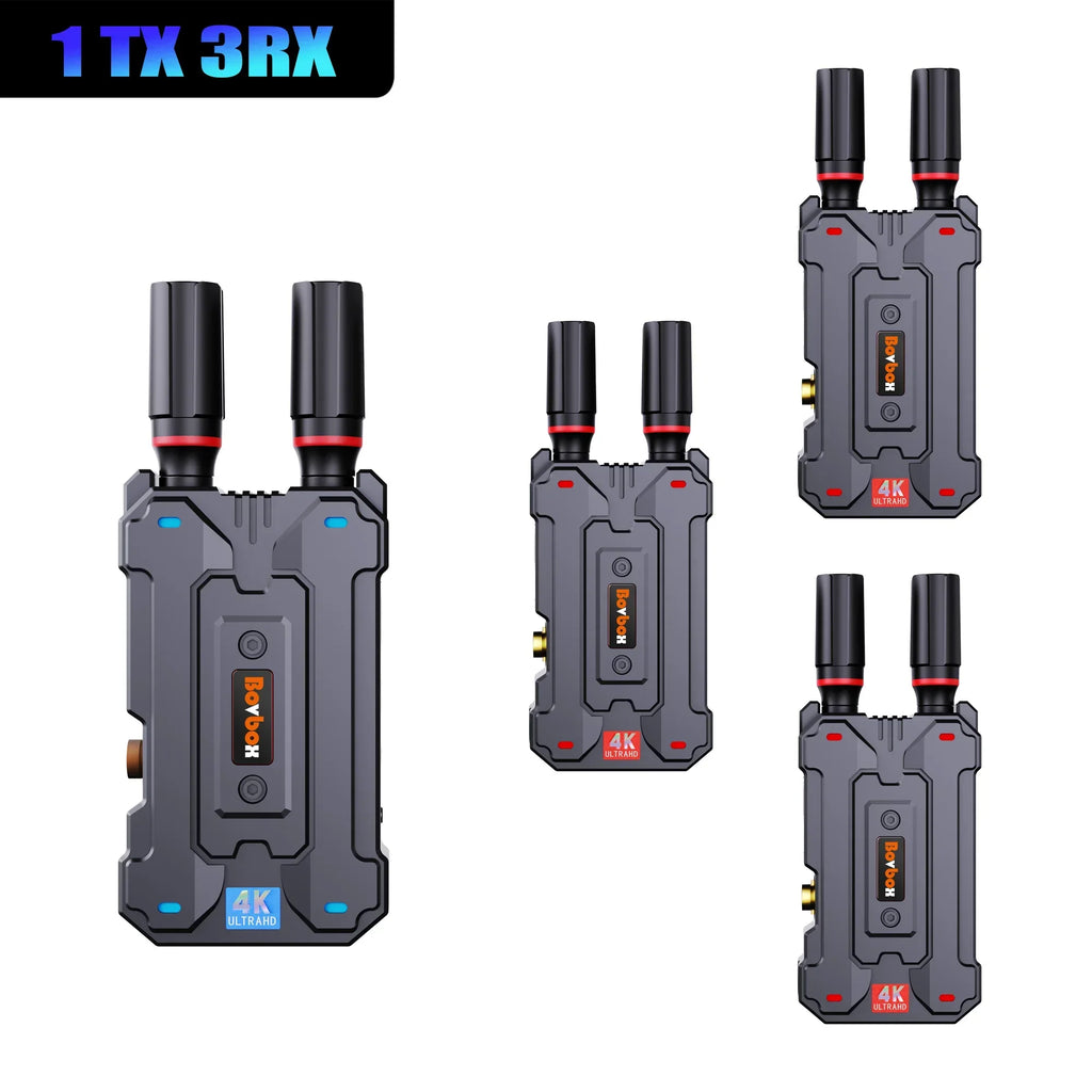 4K Wireless HDMI Extender 300M 1080p60 SDI Video Transmitter Receiver Support Battery Camera Live Streaming Laptop PC TV Monitor (Copy)